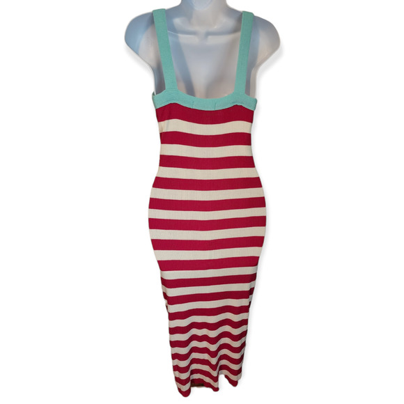 B Fly Striped Bodycon Dress - Picture 2 of 8